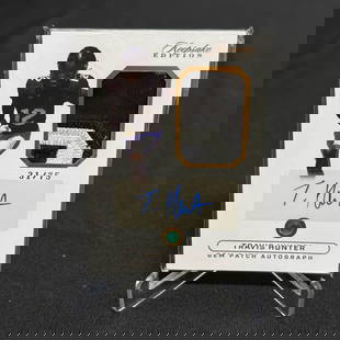 Travis Hunter Gem Patch Auto Football Card: 2024 Keepsake Sports Edition Football Player Travis Hunter Gem Patch Auto Card #/75. A Rookie Year Football Card from the player everyone will watch from this years' Football Rookie Class! All items a