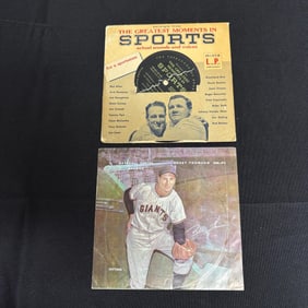 Vintage Sports Records, Bobby Thomson, Babe Ruth