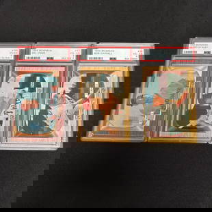 PSA 4 Bowman 1955 Baseball Cards: PSA 4 Gerry Staley #155, Del Ennis #17, and Bob Darnell #39. All items are sold as is. Please look at pictures carefully to determine what you believe are the condition of each lot. By choosing which