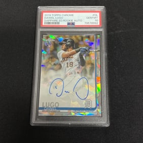 PSA 10 Dawel Lugo Sapphire Rookie Auto