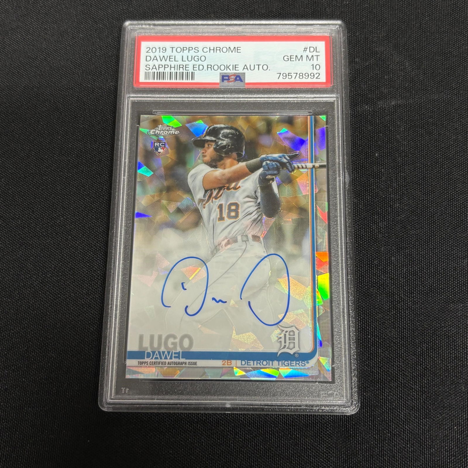 PSA 10 Dawel Lugo Sapphire Rookie Auto (1 of 2)
