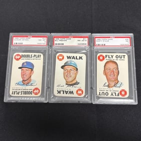 PSA Graded 1968 Topps Game Baseball Cards