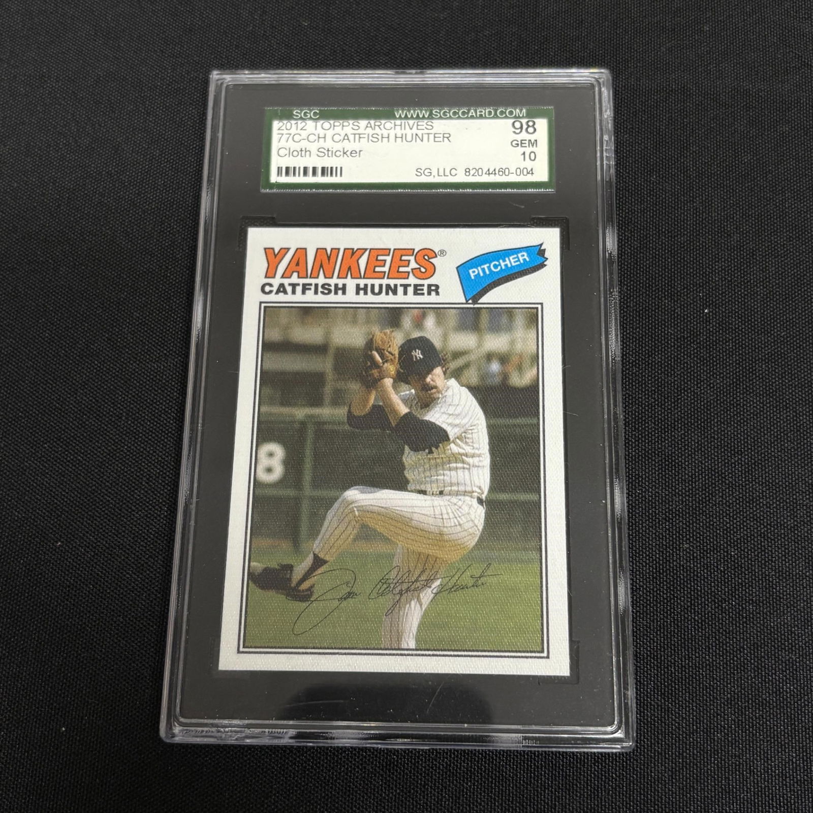 SGC 10 Catfish Hunter 2012 Topps Archives (1 of 2)