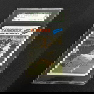SGC 10 Catfish Hunter 2012 Topps Archives: SGC 10 Catfish Hunter Cloth Sticker 2012 Topps Archives Baseball Card. All items are sold as is. Please look at pictures carefully to determine what you believe are the condition of each lot. By choos