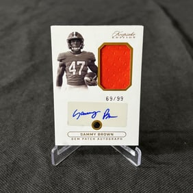 Sammy Brown Gem Patch Auto Card #/99