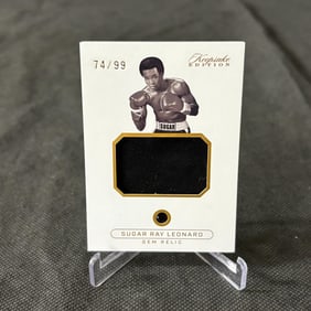 Sugar Ray Leonard Gem Relic Card #/99