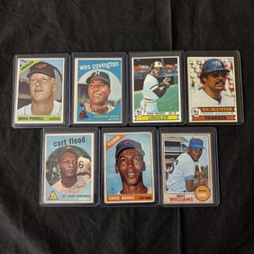 50s, 60s, 70s Baseball Cards, Ernie Banks