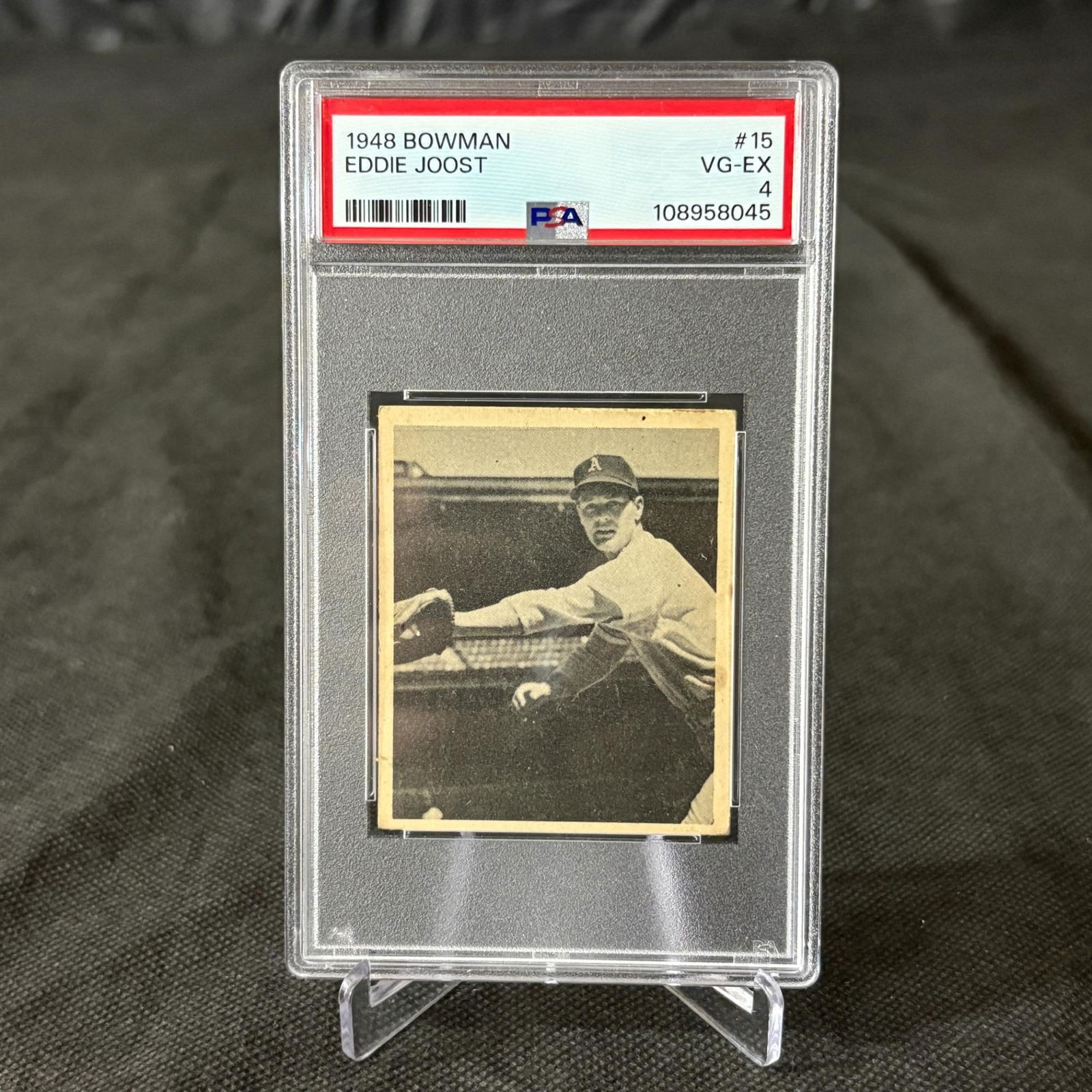 PSA 4 Eddie Joost 1948 Bowman (1 of 2)