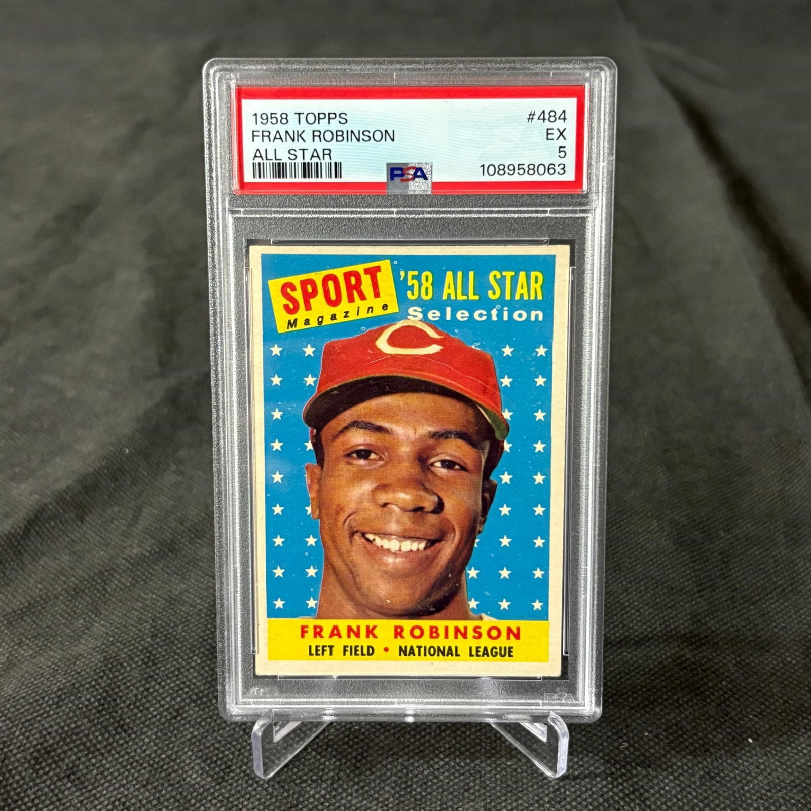 PSA 5 Frank Robinson 1958 Topps All Star (1 of 2)