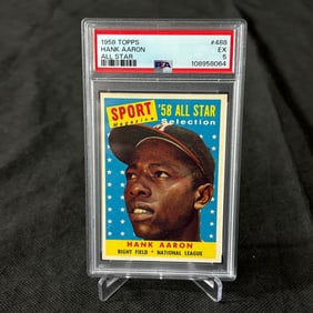 PSA 5 Hank Aaron All Star 1958 Topps