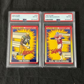 PSA 8 Tim Harris and Karl Mecklenburg 1990 Score