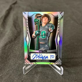 Noah Knigga Auto Leaf Metal Card #/1000