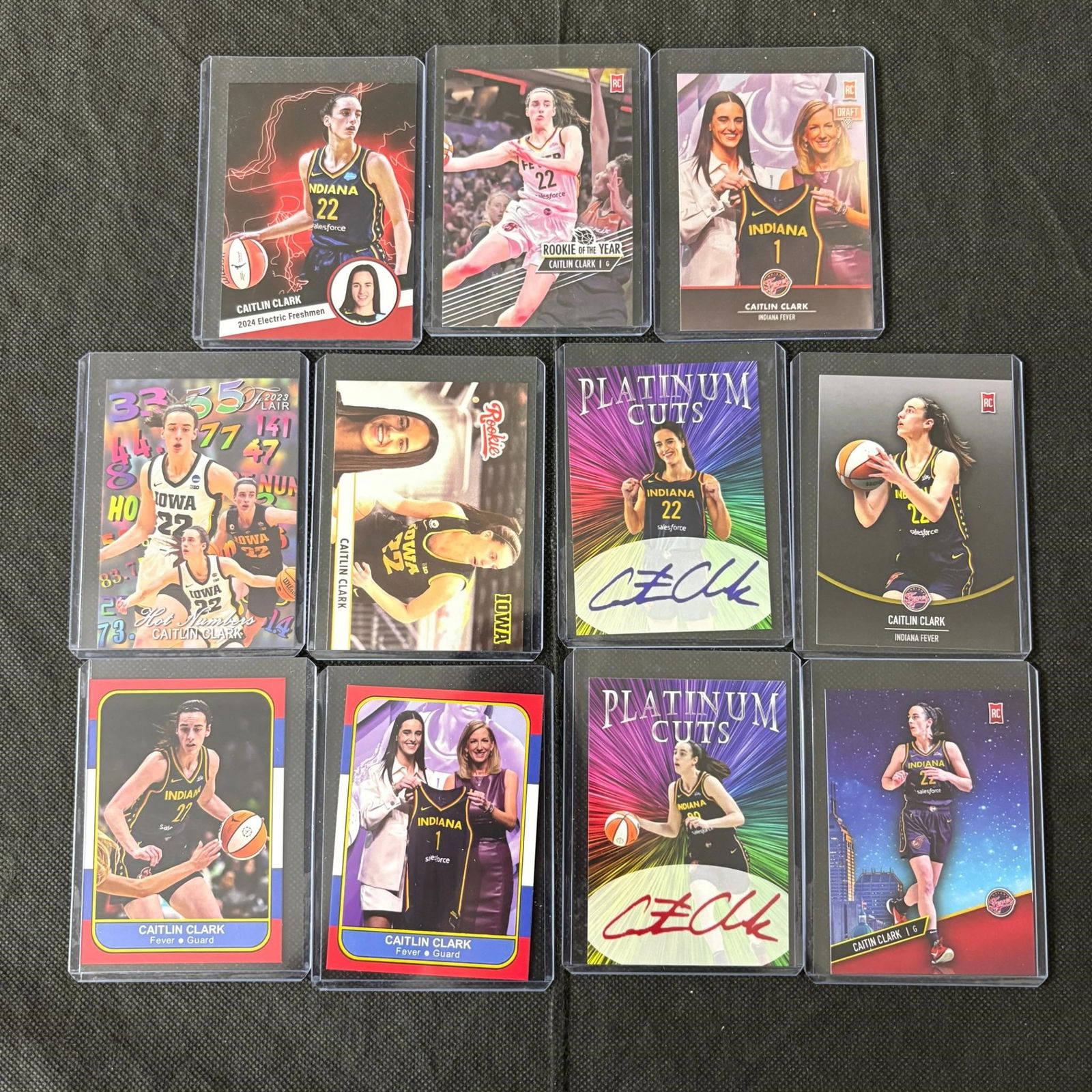 Caitlin Clark Sport Cards w/facsimile Sig (1 of 2)