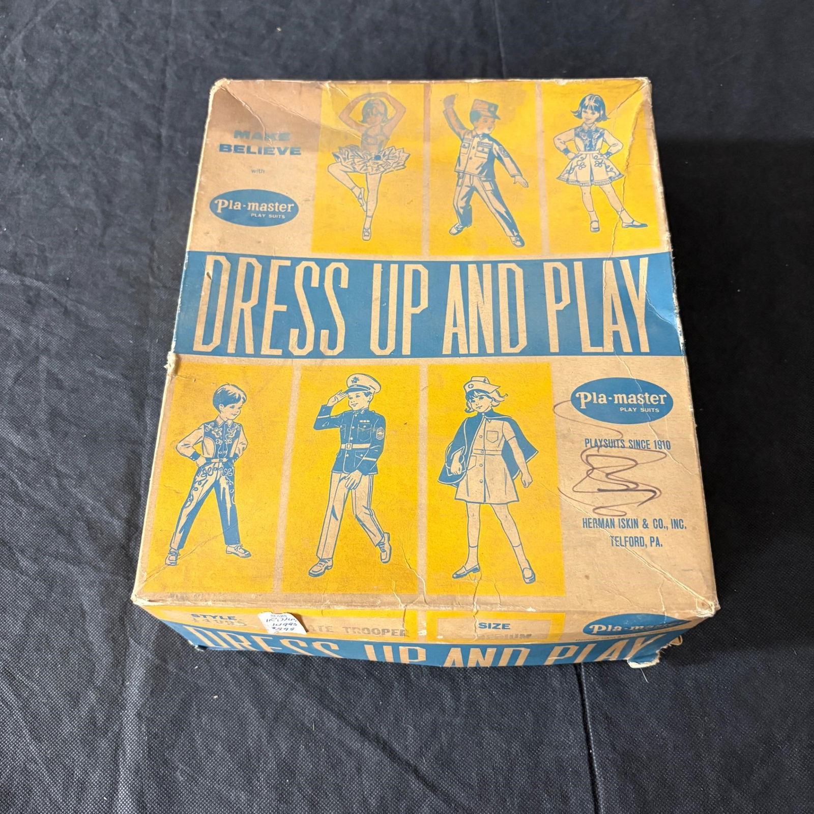 1950s Pla-Master State Trooper Costume Size Medium (1 of 5)