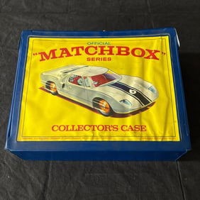 Vintage Matchbox Series Collector Case, & Cars