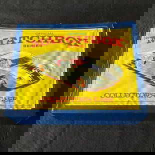 Vintage Matchbox Series Collector Case, & Cars: Vintage Matchbox Series Collector Case. Includes Matchbox cars from series 1 and more. All items are sold as is. Please look at pictures carefully to determine what you believe are the condition of ea
