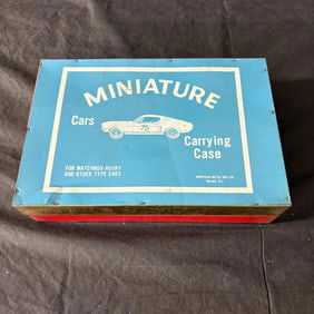 Miniature Cars Carrying Case, with Cars