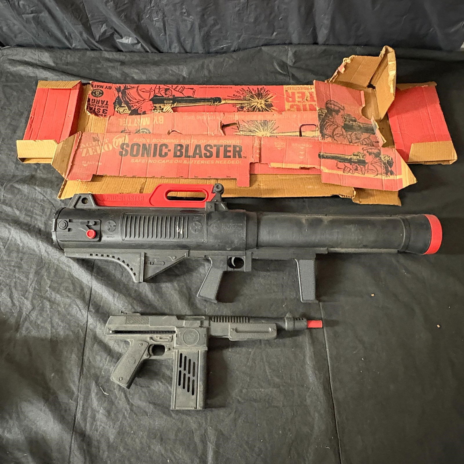 Vintage Sonic Blaster Toy 1984 +Pump Action Works (1 of 4)