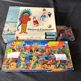 Jumbo Western Cowboys and Indians Playset +