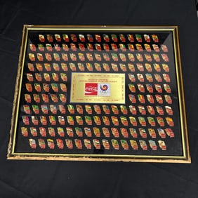Vintage CocaCola Olympic Pin Collection