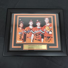 1971 Baltimore Orioles 20 Game Winners Sig Photo