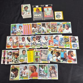 1970s and 80s Topps Football Card lot