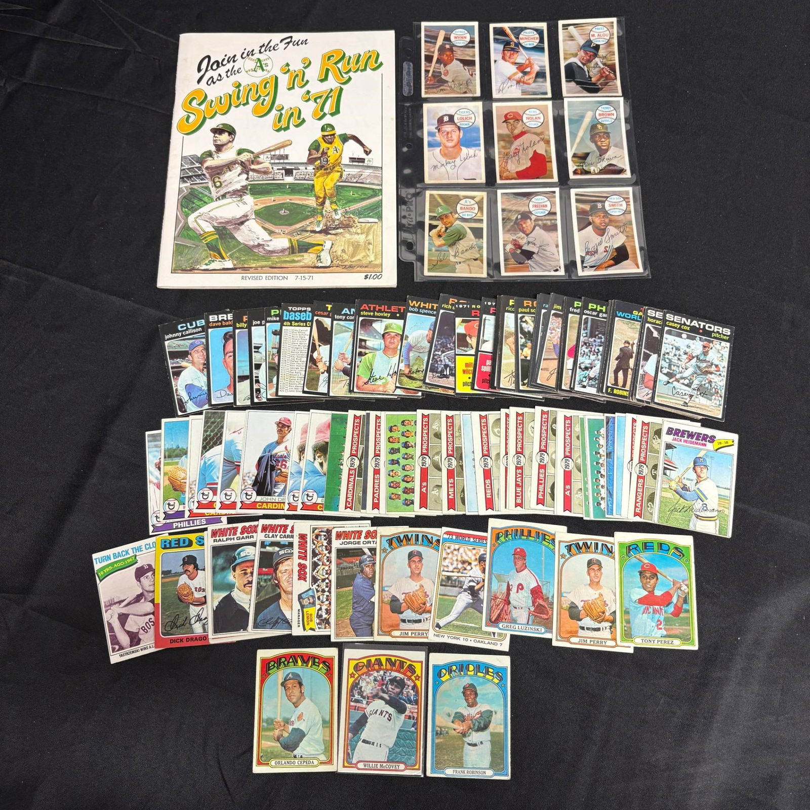 1970s Topps Baseball Card lot, Robinson, Mcovey + (1 of 4)