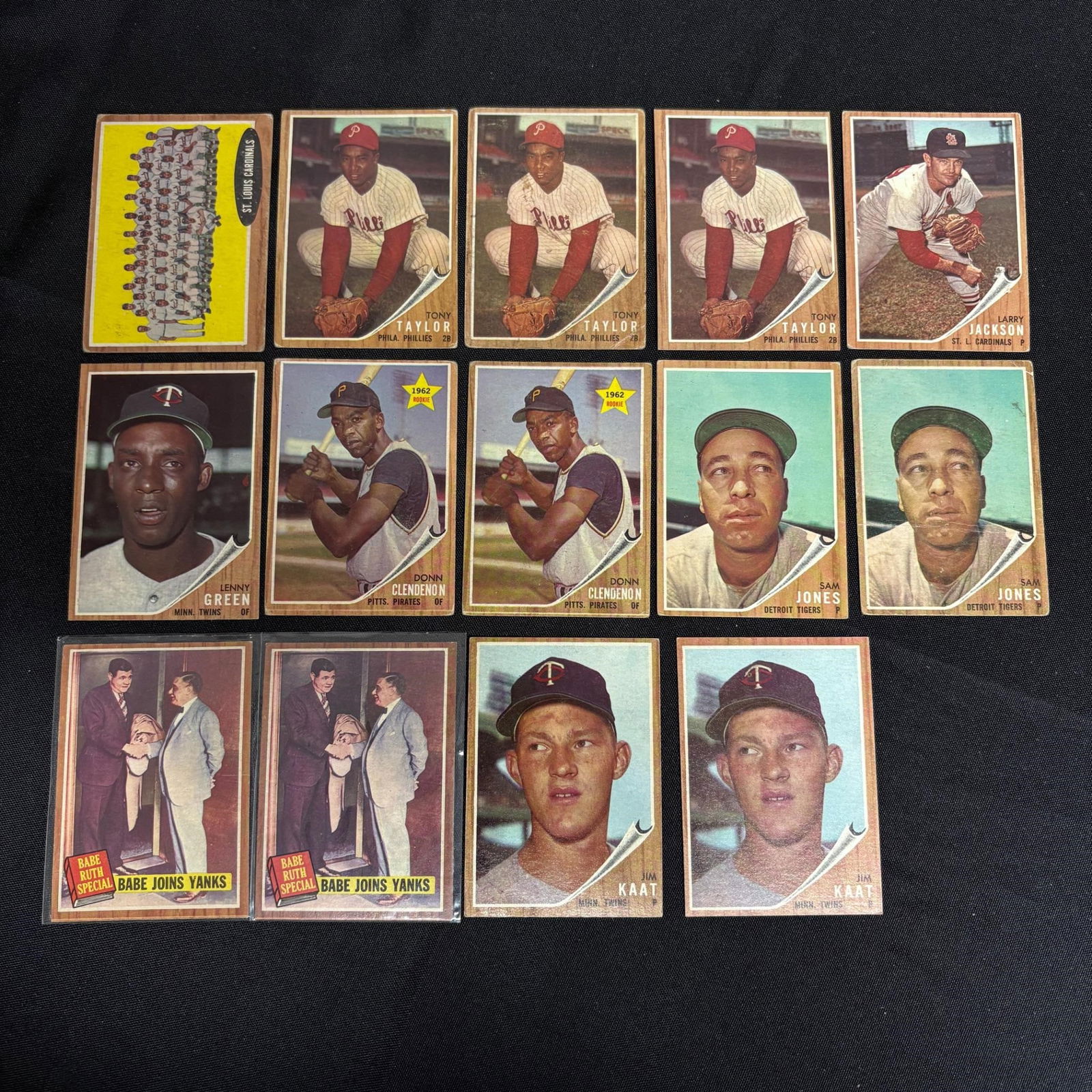 1962 Topps Baseball Cards, Babe Ruth (1 of 2)