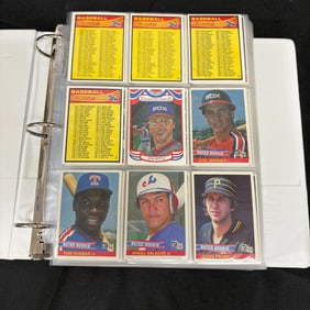 1984 Donruss Baseball Card Binder