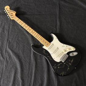 Guitar Signed by members of the Rolling Stones