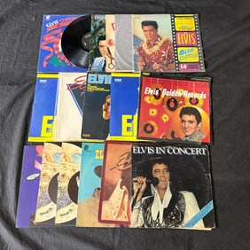 Large lot of Elvis Records