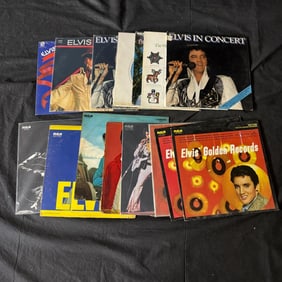 Large lot of Elvis Records
