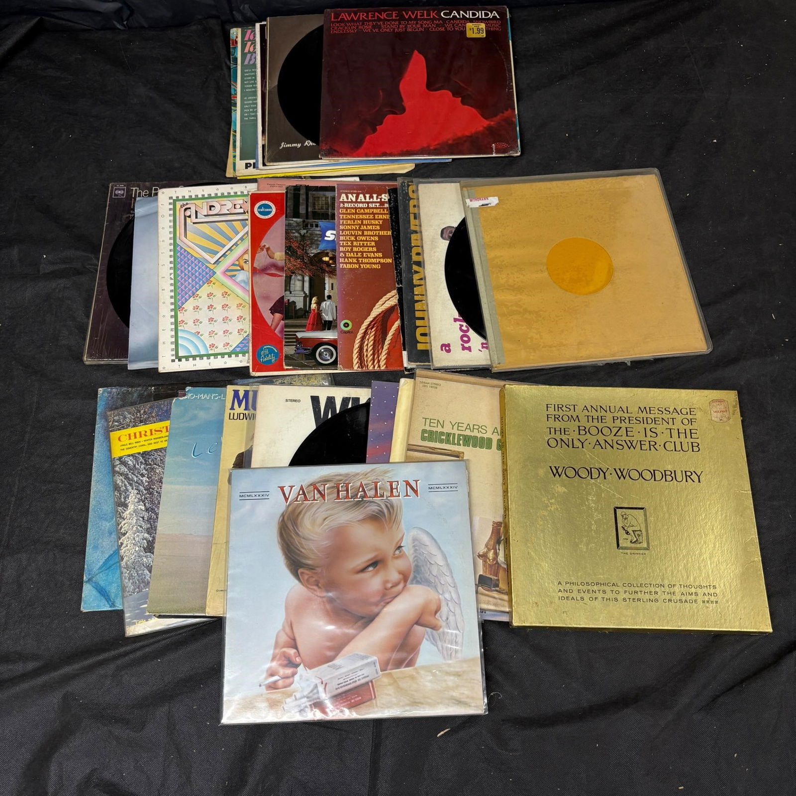 Mix lot of Records, Van Halen + (1 of 5)