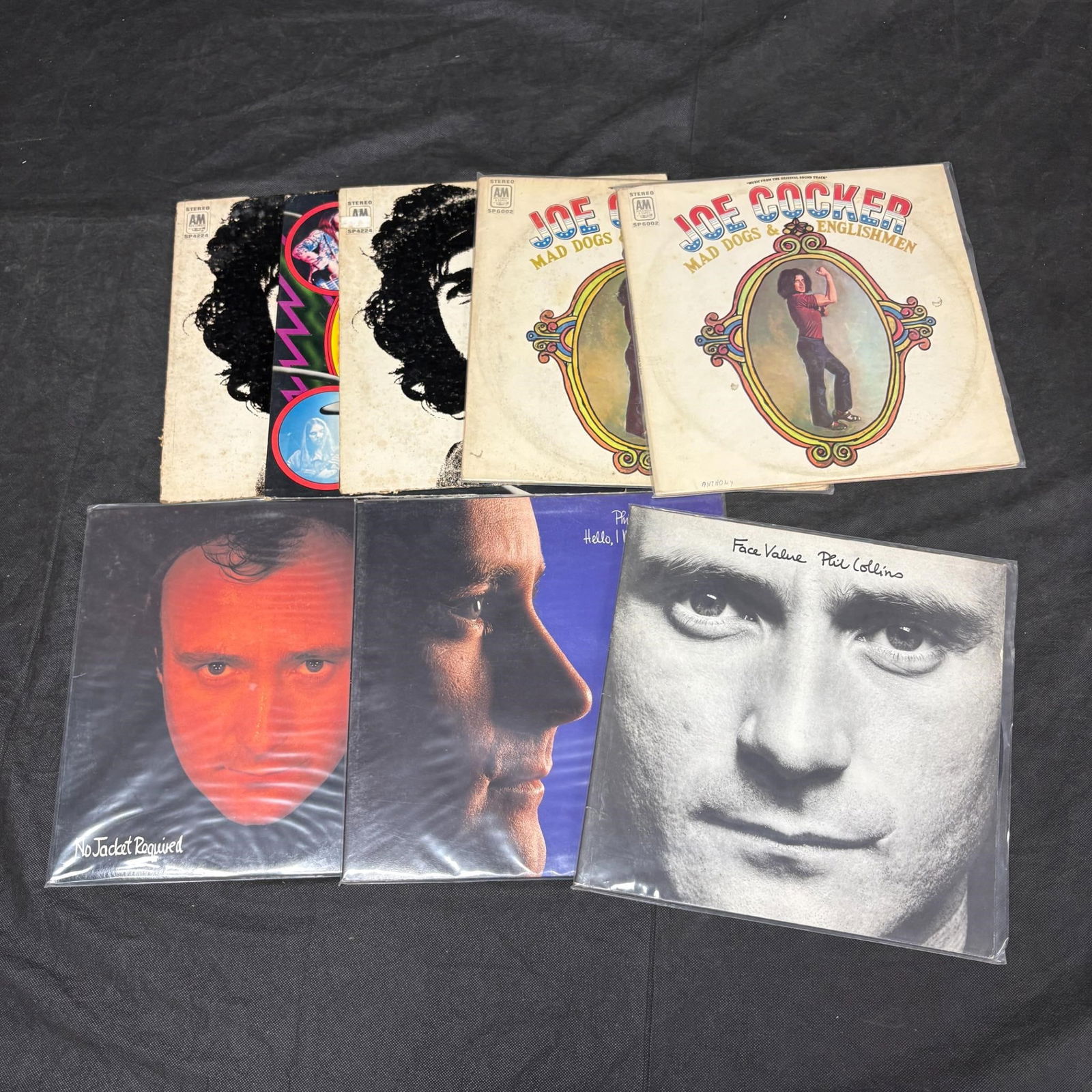 Phil Collins, Joe Cocker Records: Please message us if you would like us to check an album in this lot, or if you would like an in-person, or virtual viewing. We noticed putting the album lots together that there were a few missing Vi