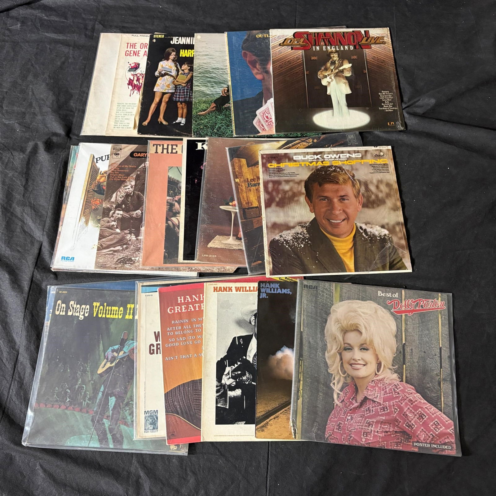 Country Records, Dolly Parton, Hank Williams Jr. (1 of 3)