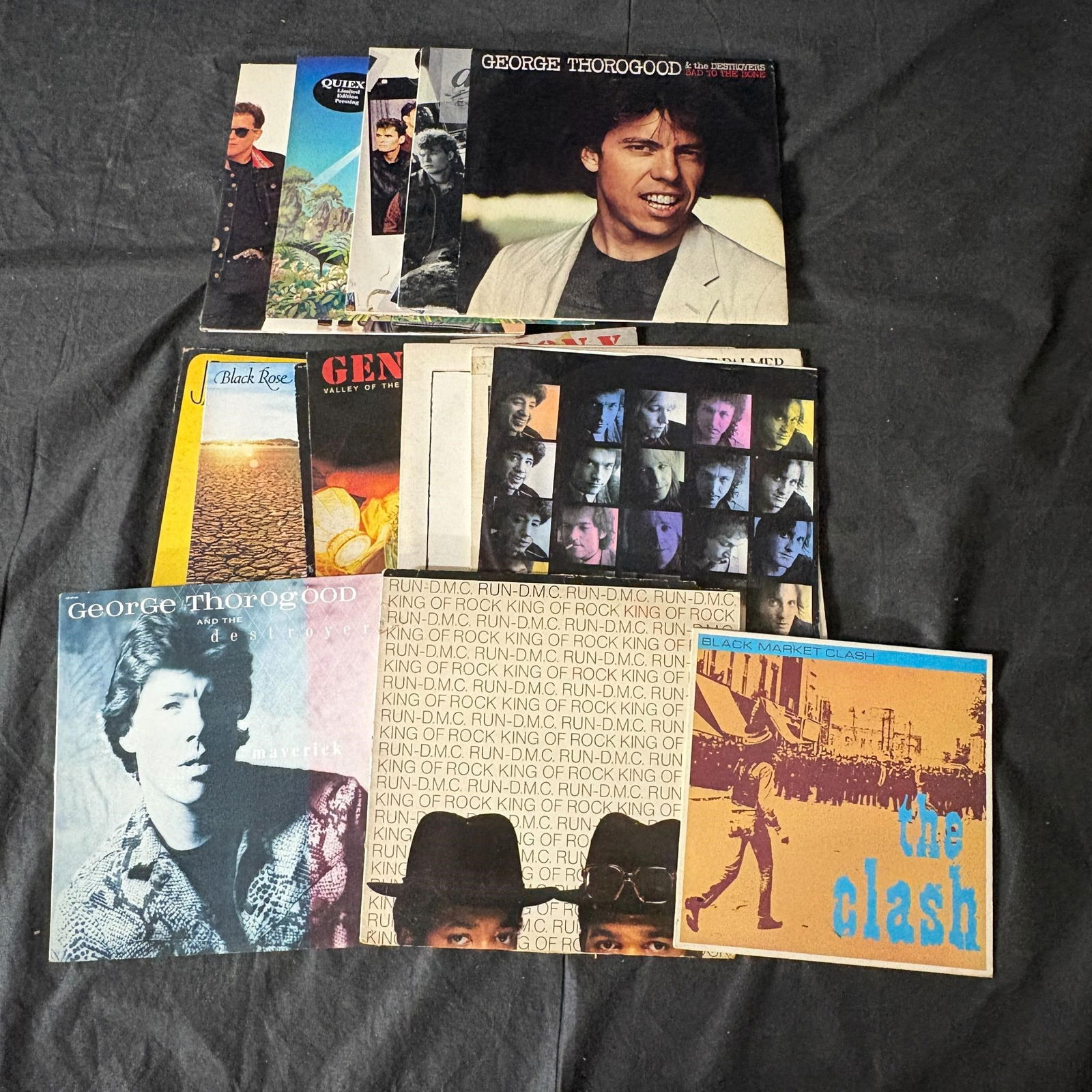 The Clash, George Thorogood, Run DMC Records (1 of 3)