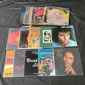 Large lot of Records, Bob Marley, Allman Brothers