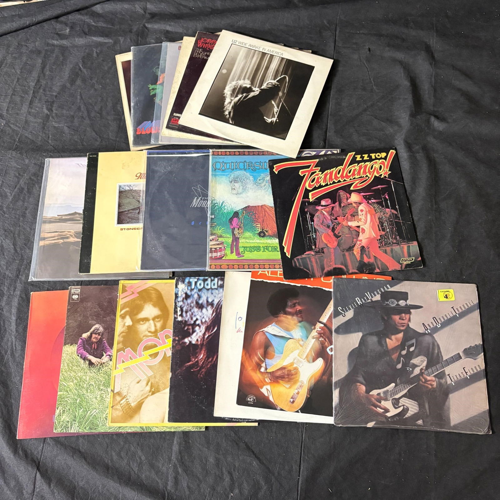 Large lot of Records, ZZ Top, U2 + (1 of 3)