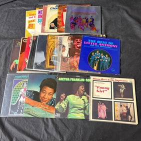 Large Record lot, Ella Fitzgerald, Otis Redding
