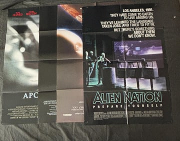 Horror and Scifi Movie Poster lot