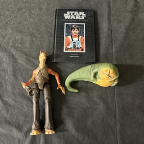 Jar Jar, Jabba and 30th Ann Dark Lighter Book