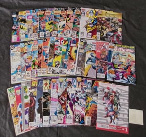 Mix of DC and Marvel Comic Books