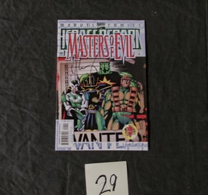 Charlie Adlard signed Masters of Evil Comic