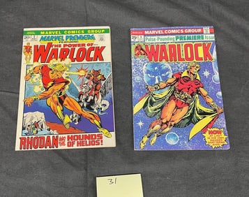 Marvel Premiere 2 & Warlock 9 Marvel Bronze Age