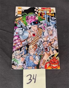 Dan Fraga Signed Black Flag 1 Comic Book