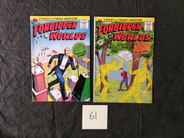 Forbidden Worlds 104 & 107 Silver Age Horror