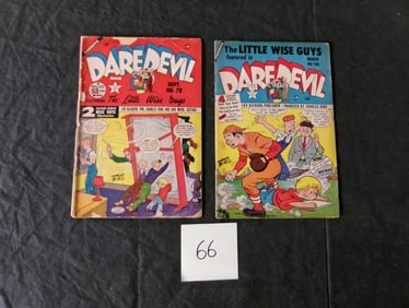 Daredevil 78 & 108 Golden Age Lev Gleason Comics