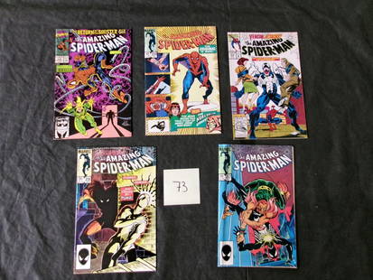 Amazing Spider-man Marvel Comic Book Lot Keys: 1st app Puma Please look at pictures carefully to determine what you believe are the condition of each lot. We offer in person or virtual previews and we can take additional pictures, or answer questi