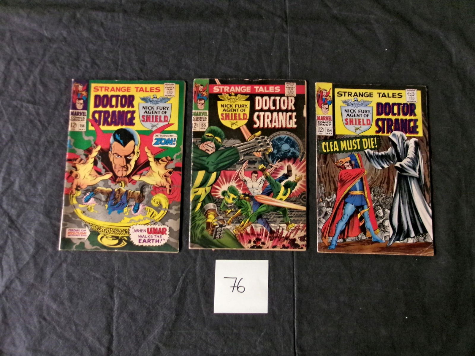 Strange Tales 154-156 Marvel Silver Age Dr Strange (1 of 2)