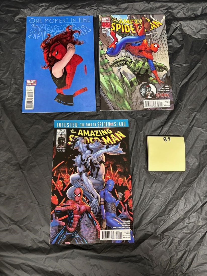 Amazing Spider-man 641, 654, 664 Modern Age Marvel: Please look at pictures carefully to determine what you believe are the condition of each lot. We offer in person or virtual previews and we can take additional pictures, or answer questions about any